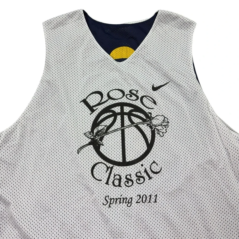 Nike Team Rose Classic‎ Spring 2011 Basketball Jersey Mens Size XL Navy